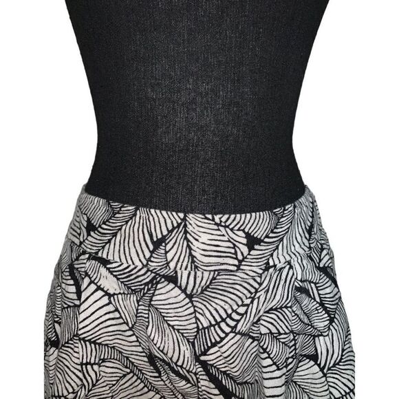 Loft Petite Pleated Linen Skirt - Picture 2 of 7